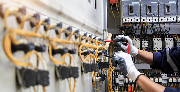 Professional Electrician technician working in Flower Hill, MD